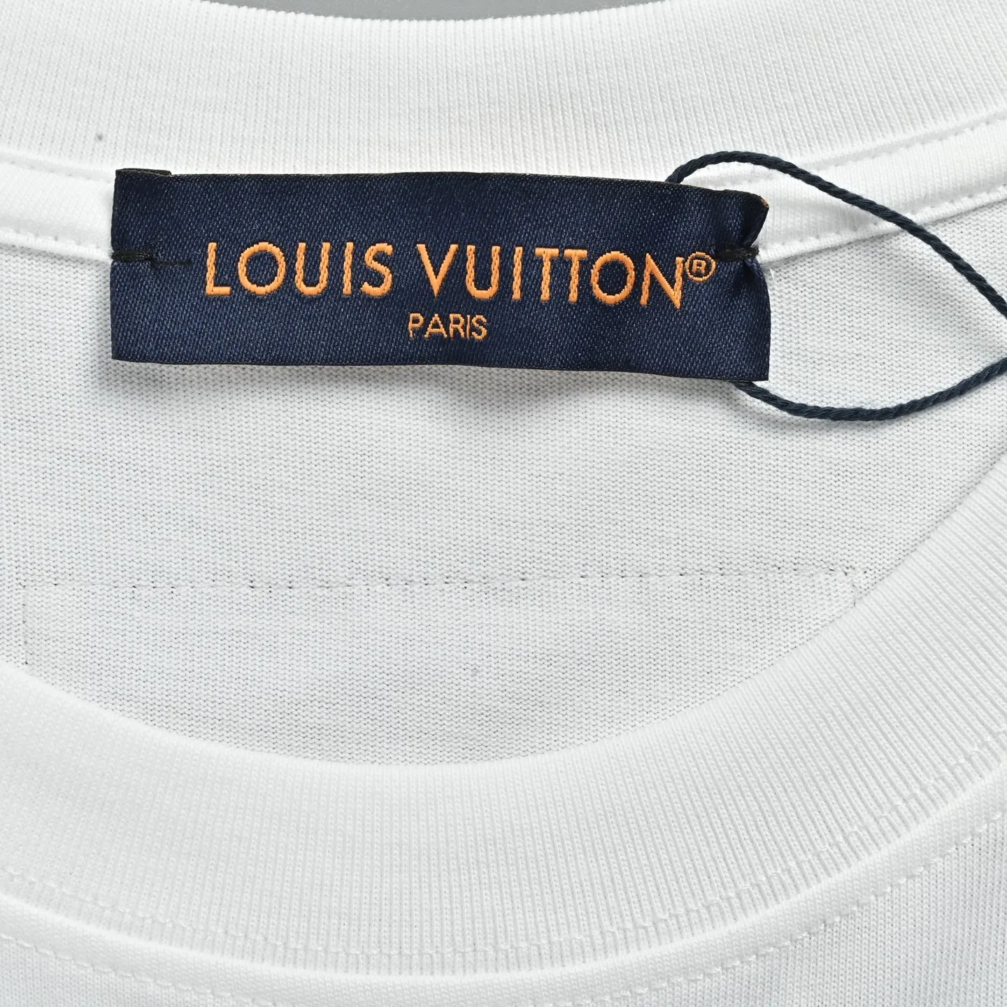 Louis Vuitton/Louis Vuitton white dove print short sleeves
